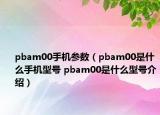 pbam00手機(jī)參數(shù)（pbam00是什么手機(jī)型號(hào) pbam00是什么型號(hào)介紹）
