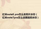紅米note8 pro怎么去照片水?。t米note7pro怎么設(shè)置拍照水?。? /></span></a>
                        <h2><a href=