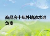 商品房十年外墻滲水誰負(fù)責(zé)