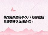 核酸結(jié)果要等多久?（核酸出結(jié)果要等多久詳細(xì)介紹）