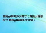 真我gt屏幕多少英寸（真我gt屏幕尺寸 真我gt屏幕多大介紹）
