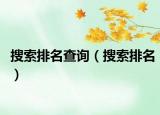 搜索排名查詢（搜索排名）