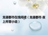 龍潛都市在線閱讀（龍潛都市 夜上所著小說）