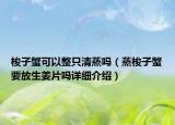 梭子蟹可以整只清蒸嗎（蒸梭子蟹要放生姜片嗎詳細(xì)介紹）