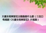 大唐女將樊梨花主題曲是什么歌（三岔口 電視劇《大唐女將樊梨花》片尾曲）