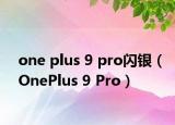 one plus 9 pro閃銀（OnePlus 9 Pro）