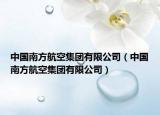 中國(guó)南方航空集團(tuán)有限公司（中國(guó)南方航空集團(tuán)有限公司）