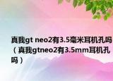 真我gt neo2有3.5毫米耳機(jī)孔嗎（真我gtneo2有3.5mm耳機(jī)孔嗎）