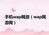 手機(jī)wap網(wǎng)游（wap網(wǎng)游網(wǎng)）
