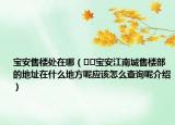 寶安售樓處在哪（??寶安江南城售樓部的地址在什么地方呢應該怎么查詢呢介紹）
