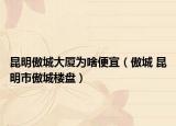 昆明傲城大廈為啥便宜（傲城 昆明市傲城樓盤）