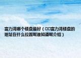 富力灣哪個(gè)樓盤最好（??富力灣樓盤的地址在什么位置呢誰知道呢介紹）