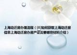 上海動(dòng)遷房辦理流程（??如何獲取上海動(dòng)遷房信息上海動(dòng)遷房辦房產(chǎn)證需要哪些材料介紹）