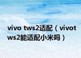vivo tws2適配（vivotws2能適配小米嗎）
