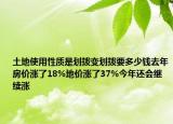 土地使用性質(zhì)是劃撥變劃撥要多少錢(qián)去年房?jī)r(jià)漲了18%地價(jià)漲了37%今年還會(huì)繼續(xù)漲