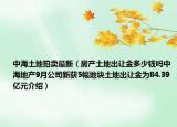 中海土地拍賣最新（房產(chǎn)土地出讓金多少錢嗎中海地產(chǎn)9月公司新獲5幅地塊土地出讓金為84.39億元介紹）