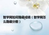 智學(xué)網(wǎng)如何隱藏成績(jī)（智學(xué)網(wǎng)怎么隱藏分?jǐn)?shù)）