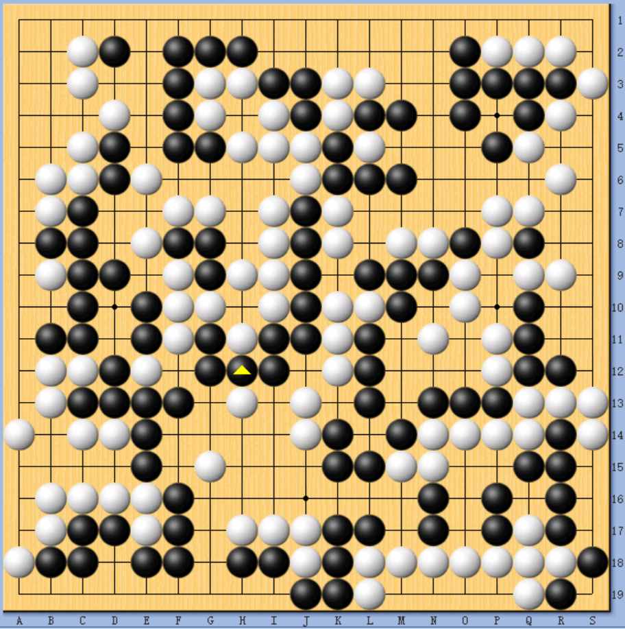 動(dòng)圖棋譜-人機(jī)大戰(zhàn)第三局 柯潔執(zhí)白中盤負(fù)AlphaGo