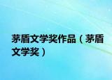 茅盾文學(xué)獎(jiǎng)作品（茅盾文學(xué)獎(jiǎng)）