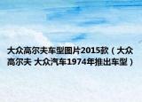 大眾高爾夫車(chē)型圖片2015款（大眾高爾夫 大眾汽車(chē)1974年推出車(chē)型）