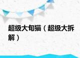 超級(jí)大旬貓（超級(jí)大拆解）