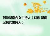 劉燁湖南臺女主持人（劉燁 湖南衛(wèi)視女主持人）