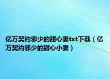 億萬(wàn)契約邪少的甜心妻txt下載（億萬(wàn)契約邪少的甜心小妻）