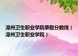 漳州衛(wèi)生職業(yè)學(xué)院錄取分?jǐn)?shù)線（漳州衛(wèi)生職業(yè)學(xué)院）