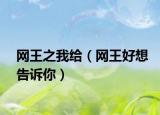 網(wǎng)王之我給（網(wǎng)王好想告訴你）