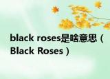 black roses是啥意思（Black Roses）