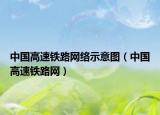 中國(guó)高速鐵路網(wǎng)絡(luò)示意圖（中國(guó)高速鐵路網(wǎng)）