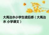 大禹治水小學(xué)生讀后感（大禹治水 小學(xué)課文）