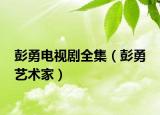 彭勇電視劇全集（彭勇 藝術(shù)家）