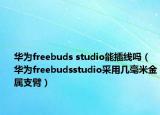 華為freebuds studio能插線嗎（華為freebudsstudio采用幾毫米金屬支臂）