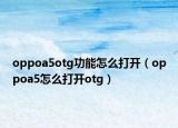oppoa5otg功能怎么打開（oppoa5怎么打開otg）
