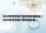 2010年世界男子籃球錦標(biāo)賽排名（2010年世界男子籃球錦標(biāo)賽）