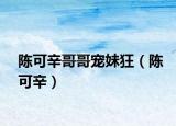 陳可辛哥哥寵妹狂（陳可辛）