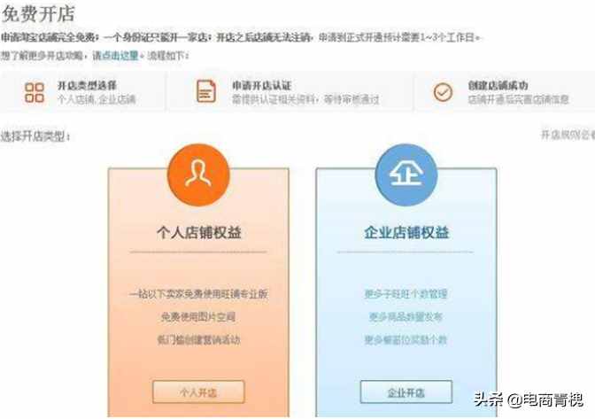 淘寶企業(yè)店鋪如何快速申請？申請流程？