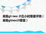 真我gt neo 2t五小時重度評測（真我gtneo2t重量）
