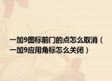 一加9圖標(biāo)前門的點(diǎn)怎么取消（一加9應(yīng)用角標(biāo)怎么關(guān)閉）