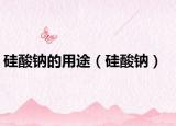 硅酸鈉的用途（硅酸鈉）