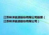 江蘇林洋能源股份有限公司股票（江蘇林洋能源股份有限公司）