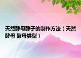 天然酵母酵子的制作方法（天然酵母 酵母類型）