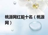 桃源網(wǎng)紅前十名（桃源網(wǎng)）