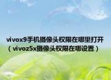 vivox9手機(jī)攝像頭權(quán)限在哪里打開（vivoz5x攝像頭權(quán)限在哪設(shè)置）
