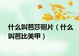 什么叫芭莎照片（什么叫芭比美甲）
