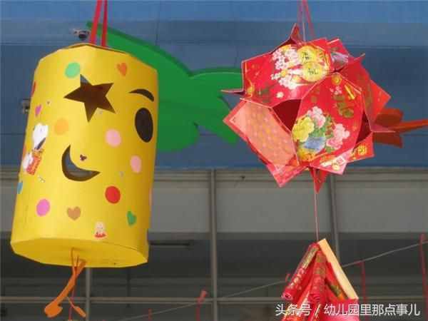 幼兒園新年燈籠吊飾手工作品大集合