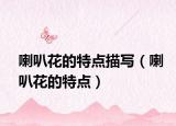 喇叭花的特點(diǎn)描寫（喇叭花的特點(diǎn)）