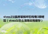 vivox21i鎬庝箞娓呯悊榪愯鍐呭瓨（vivoz1i怎么清理應(yīng)用緩存）