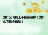 為什么飛機(jī)上不能帶液體（為什么飛機(jī)會(huì)返航）